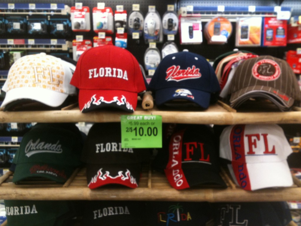 All Walmarts are the same... just the college/pro ballcaps change